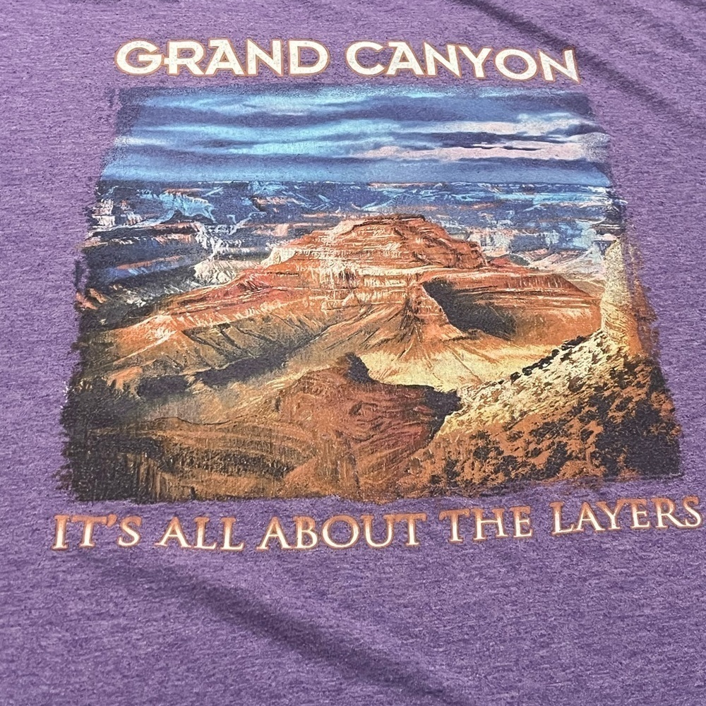 Grand Canyon Purple Long Sleeve Men's Shirt - Picture 7 of 7